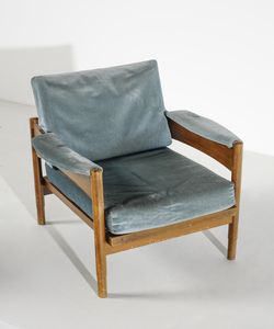 MANIFATTURA ITALIANA : Coppia di poltrone  - Asta DESIGN E ARTI DECORATIVE DEL NOVECENTO - Associazione Nazionale - Case d'Asta italiane