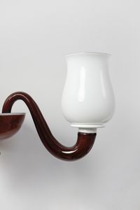 MANIFATTURA MURANESE : Coppia di lampade da parete  - Asta DESIGN E ARTI DECORATIVE DEL NOVECENTO - Associazione Nazionale - Case d'Asta italiane
