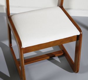 RIZZO WILLY (1928 - 2013) : Sei sedie per Mario Sabot  - Asta DESIGN E ARTI DECORATIVE DEL NOVECENTO - Associazione Nazionale - Case d'Asta italiane