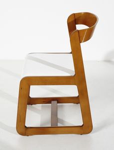 RIZZO WILLY (1928 - 2013) : Sei sedie per Mario Sabot  - Asta DESIGN E ARTI DECORATIVE DEL NOVECENTO - Associazione Nazionale - Case d'Asta italiane