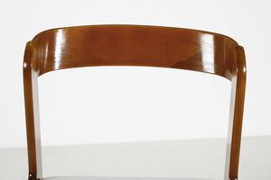 RIZZO WILLY (1928 - 2013) : Sei sedie per Mario Sabot  - Asta DESIGN E ARTI DECORATIVE DEL NOVECENTO - Associazione Nazionale - Case d'Asta italiane