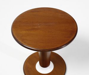 SOTTSASS ETTORE (1917 - 2007) : Tavolino da salotto mod. Rocchetto per Poltronova  - Asta DESIGN E ARTI DECORATIVE DEL NOVECENTO - Associazione Nazionale - Case d'Asta italiane