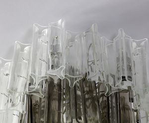 SARASIN BETH (1930 - 2016) : Lampada a sospensione per Salviati, Murano  - Asta DESIGN E ARTI DECORATIVE DEL NOVECENTO - Associazione Nazionale - Case d'Asta italiane