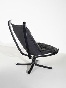 RESSEL SIGURD (1920 - 2010) : Coppia di poltrone mod. Falcon per Vatne Moble, Norvegia  - Asta DESIGN E ARTI DECORATIVE DEL NOVECENTO - Associazione Nazionale - Case d'Asta italiane