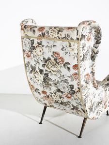 MANIFATTURA ITALIANA : Coppia di poltrone  - Asta DESIGN E ARTI DECORATIVE DEL NOVECENTO - Associazione Nazionale - Case d'Asta italiane