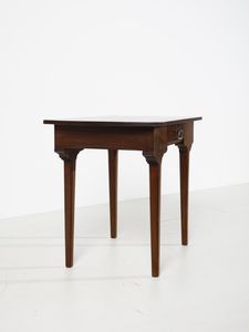 QUARTI EUGENIO (1867 - 1929) : attribuito. Tavolo da toeletta  - Asta DESIGN E ARTI DECORATIVE DEL NOVECENTO - Associazione Nazionale - Case d'Asta italiane