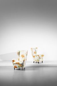 COLOMBO ARIBERTO (n. 1960) - attribuito. Coppia di poltrone