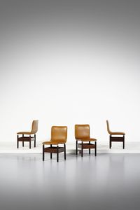 INTROINI VITTORIO (1935 - 2023) - Quattro sedie mod. Chelsea per Saporiti, Besnate