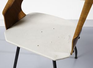 RATTI CARLO : Quattro poltroncine per Industria Legni Curvati, Italia  - Asta DESIGN E ARTI DECORATIVE DEL NOVECENTO - Associazione Nazionale - Case d'Asta italiane