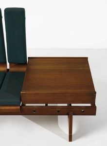 BAROVERO MOBILI TORINO : Divanetto con tavolino  - Asta DESIGN E ARTI DECORATIVE DEL NOVECENTO - Associazione Nazionale - Case d'Asta italiane