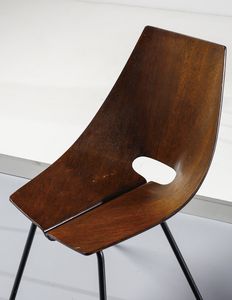 SOCIETA' COMPENSATI CURVI : Coppia di sedie  - Asta DESIGN E ARTI DECORATIVE DEL NOVECENTO - Associazione Nazionale - Case d'Asta italiane