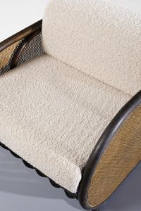 VIVAI DEL SUD : attribuito. Coppia di poltrone  - Asta DESIGN E ARTI DECORATIVE DEL NOVECENTO - Associazione Nazionale - Case d'Asta italiane