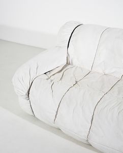 CINI BOERI (1924-2020) & LAURA GRIZIOTTI (n. 1942) : Divano della serie Strips per Arflex, Milano  - Asta DESIGN E ARTI DECORATIVE DEL NOVECENTO - Associazione Nazionale - Case d'Asta italiane
