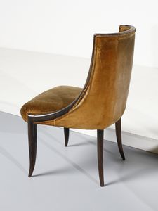 MANIFATTURA ITALIANA : Lotto di sei poltroncine  - Asta DESIGN E ARTI DECORATIVE DEL NOVECENTO - Associazione Nazionale - Case d'Asta italiane