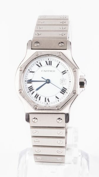 Cartier Santos orologio da polso, anni Novanta  - Asta Gioielli e Orologi - Associazione Nazionale - Case d'Asta italiane