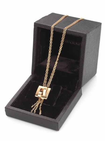 Boucheron collezione D�chain� collana in oro rosa  - Asta Gioielli e Orologi - Associazione Nazionale - Case d'Asta italiane