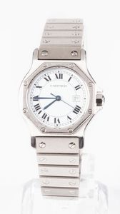 Cartier Santos orologio da polso, anni Novanta  - Asta Gioielli e Orologi - Associazione Nazionale - Case d'Asta italiane