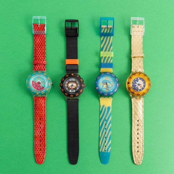 Quattro orologi Swatch  - Asta I Swatch very much - Associazione Nazionale - Case d'Asta italiane