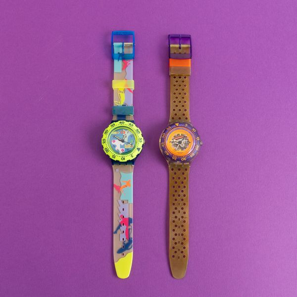Due orologi Swatch Scuba  - Asta I Swatch very much - Associazione Nazionale - Case d'Asta italiane