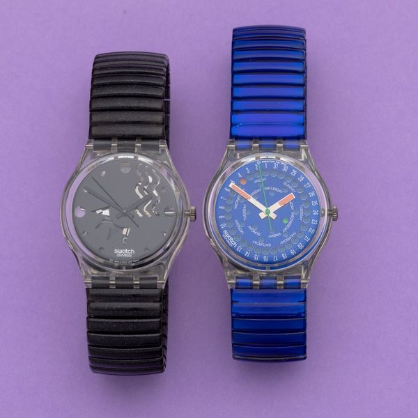 Lotto di 2 swatch: <BR>GK709 1993 <BR>GK165 1993  - Asta I Swatch very much - Associazione Nazionale - Case d'Asta italiane