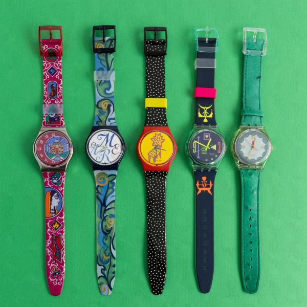 Cinque orologi Swatch  - Asta I Swatch very much - Associazione Nazionale - Case d'Asta italiane