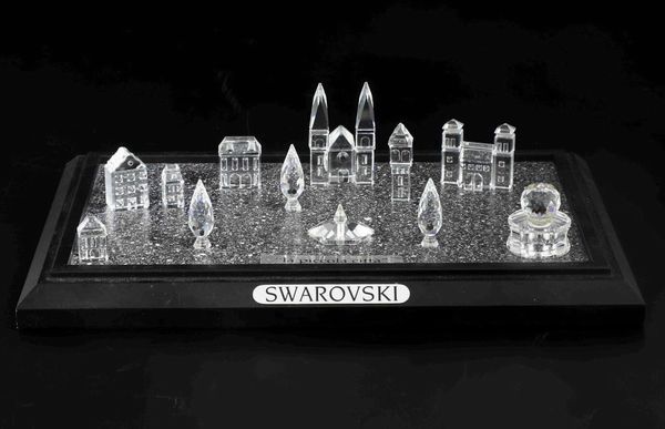 La piccola citt Swarovski scs edizione annuale limitata 1993  - Asta Swarovski: Crystalized Elegance - Associazione Nazionale - Case d'Asta italiane