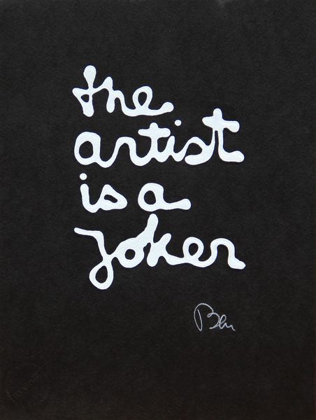 VAUTIER BEN : The Jocker  - Asta Asta a Tempo | Solo Online - Associazione Nazionale - Case d'Asta italiane