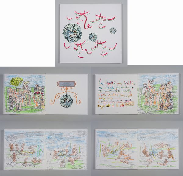 MATTA ROBERTO SEBASTIAN ANTONIO (1911 - 2002) : Dal volume Musik foot.  - Asta Asta 431 | GRAFICA MODERNA, FOTOGRAFIA E MULTIPLI D'AUTORE Online - Associazione Nazionale - Case d'Asta italiane