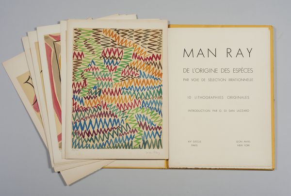 MAN RAY  (1890 - 1976) : De l'origine des especes par voie de selection irrationelle.  - Asta Asta 431 | GRAFICA MODERNA, FOTOGRAFIA E MULTIPLI D'AUTORE Online - Associazione Nazionale - Case d'Asta italiane