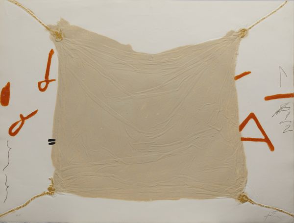 TAPIES ANTONI (1923 - 2012) : Mocador Lligat.  - Asta Asta 431 | GRAFICA MODERNA, FOTOGRAFIA E MULTIPLI D'AUTORE Online - Associazione Nazionale - Case d'Asta italiane