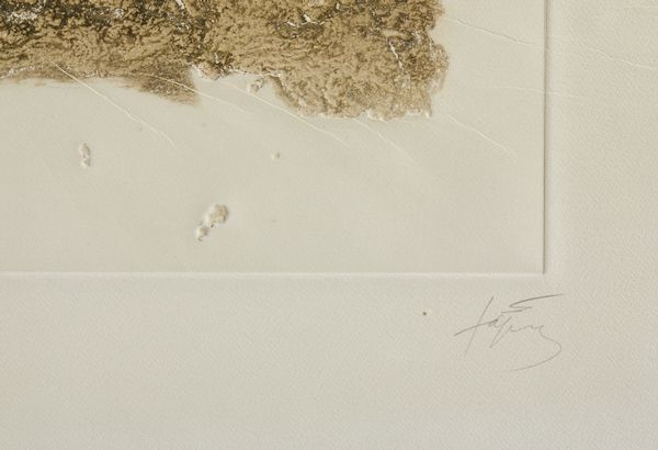 TAPIES ANTONI (1923 - 2012) : Senza titolo VI.  - Asta Asta 431 | GRAFICA MODERNA, FOTOGRAFIA E MULTIPLI D'AUTORE Online - Associazione Nazionale - Case d'Asta italiane