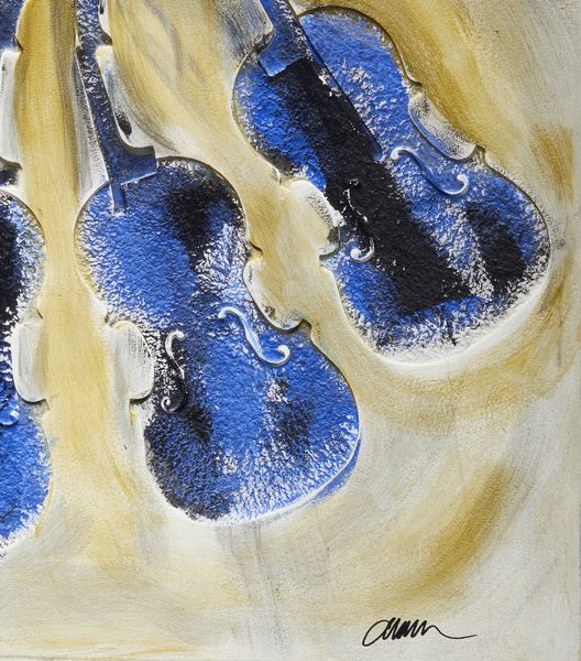 ARMAN FERNANDEZ (1928 - 2005) : Senza titolo (Violons bleus).  - Asta Asta 431 | GRAFICA MODERNA, FOTOGRAFIA E MULTIPLI D'AUTORE Online - Associazione Nazionale - Case d'Asta italiane