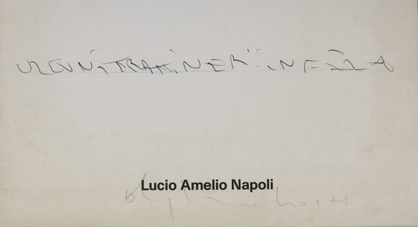 BOETTI ALIGHIERO (1940 - 1994) : Editoriale Napoli e dintorni  informatore darte, febbraio 1990, n. 19.  - Asta Asta 431 | GRAFICA MODERNA, FOTOGRAFIA E MULTIPLI D'AUTORE Online - Associazione Nazionale - Case d'Asta italiane