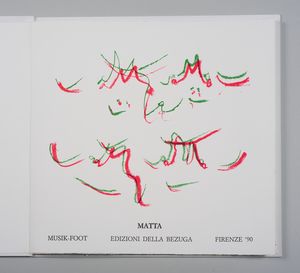 MATTA ROBERTO SEBASTIAN ANTONIO (1911 - 2002) : Dal volume Musik foot.  - Asta Asta 431 | GRAFICA MODERNA, FOTOGRAFIA E MULTIPLI D'AUTORE Online - Associazione Nazionale - Case d'Asta italiane
