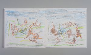 MATTA ROBERTO SEBASTIAN ANTONIO (1911 - 2002) : Dal volume Musik foot.  - Asta Asta 431 | GRAFICA MODERNA, FOTOGRAFIA E MULTIPLI D'AUTORE Online - Associazione Nazionale - Case d'Asta italiane