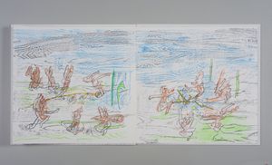 MATTA ROBERTO SEBASTIAN ANTONIO (1911 - 2002) : Dal volume Musik foot.  - Asta Asta 431 | GRAFICA MODERNA, FOTOGRAFIA E MULTIPLI D'AUTORE Online - Associazione Nazionale - Case d'Asta italiane