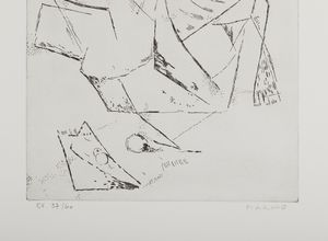 MARINI MARINO (1901 - 1980) : Idea del miracolo.(Opera grafica, Tavola XVI).  - Asta Asta 431 | GRAFICA MODERNA, FOTOGRAFIA E MULTIPLI D'AUTORE Online - Associazione Nazionale - Case d'Asta italiane