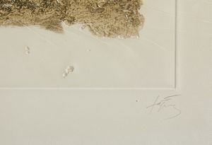 TAPIES ANTONI (1923 - 2012) : Senza titolo VI.  - Asta Asta 431 | GRAFICA MODERNA, FOTOGRAFIA E MULTIPLI D'AUTORE Online - Associazione Nazionale - Case d'Asta italiane