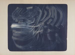 HARTUNG HANS (1904 - 1989) - L-10, Blauschwarz.