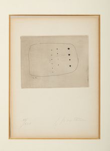 FONTANA LUCIO (1899 - 1968) - Senza titolo.