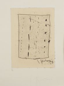 FONTANA LUCIO (1899 - 1968) - Concetto spaziale, Le Pagine.