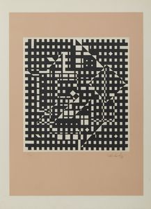 VASARELY VICTOR (1906 - 1997) - Senza titolo.