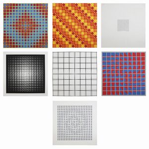 GRAV (Groupe de Recherche d'Art Visuel) - Grav, Groupe de recherche d'art visuel 1960-1968. (6 fogli).