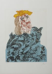 BAJ ENRICO (1924 - 2003) : Senza titolo.  - Asta Asta 431 | GRAFICA MODERNA, FOTOGRAFIA E MULTIPLI D'AUTORE Online - Associazione Nazionale - Case d'Asta italiane