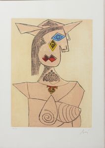 BAJ ENRICO (1924 - 2003) : Senza titolo.  - Asta Asta 431 | GRAFICA MODERNA, FOTOGRAFIA E MULTIPLI D'AUTORE Online - Associazione Nazionale - Case d'Asta italiane