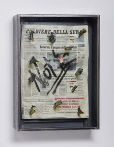 KOUNELLIS JANNIS (n. 1936) : Untitled.  - Asta Asta 431 | GRAFICA MODERNA, FOTOGRAFIA E MULTIPLI D'AUTORE Online - Associazione Nazionale - Case d'Asta italiane