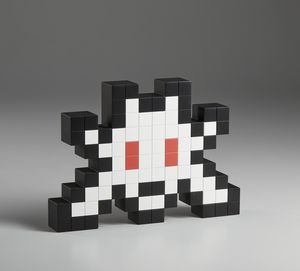 INVADER  (n. 1969) - 3D Little Big Space.