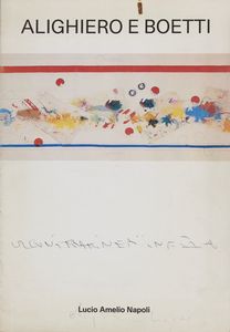 BOETTI ALIGHIERO (1940 - 1994) - Editoriale Napoli e dintorni  informatore darte, febbraio 1990, n. 19.