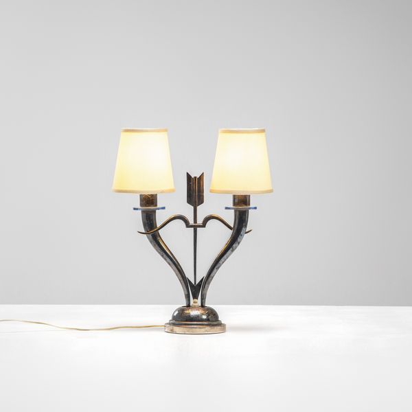 GIO PONTI : Lampada da tavolo.  - Asta Fine Design - Associazione Nazionale - Case d'Asta italiane