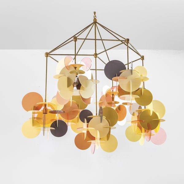 Vibeke Fonnesberg-Schmidt : Lampada a sospensione mod. DICIOTTO x 7.  - Asta Fine Design - Associazione Nazionale - Case d'Asta italiane